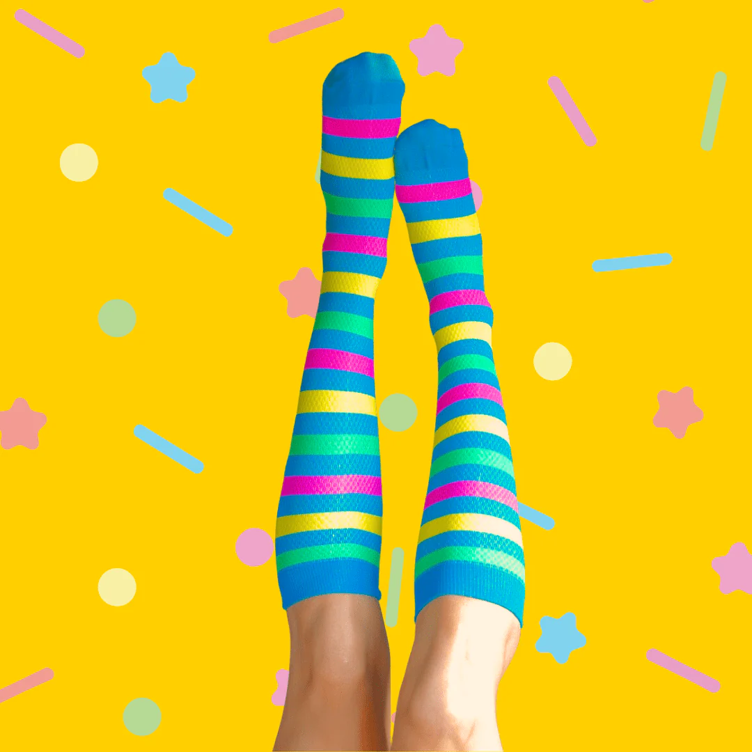 3 Pack Stripes Classic Compression Socks - Image 11