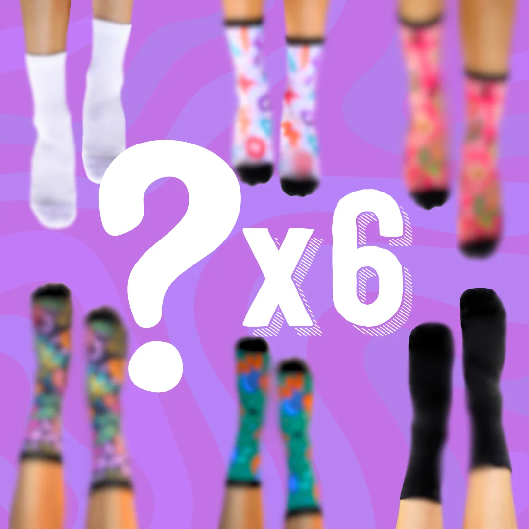 (57% OFF) Random mixed 6 Pack Crew Compression Socks