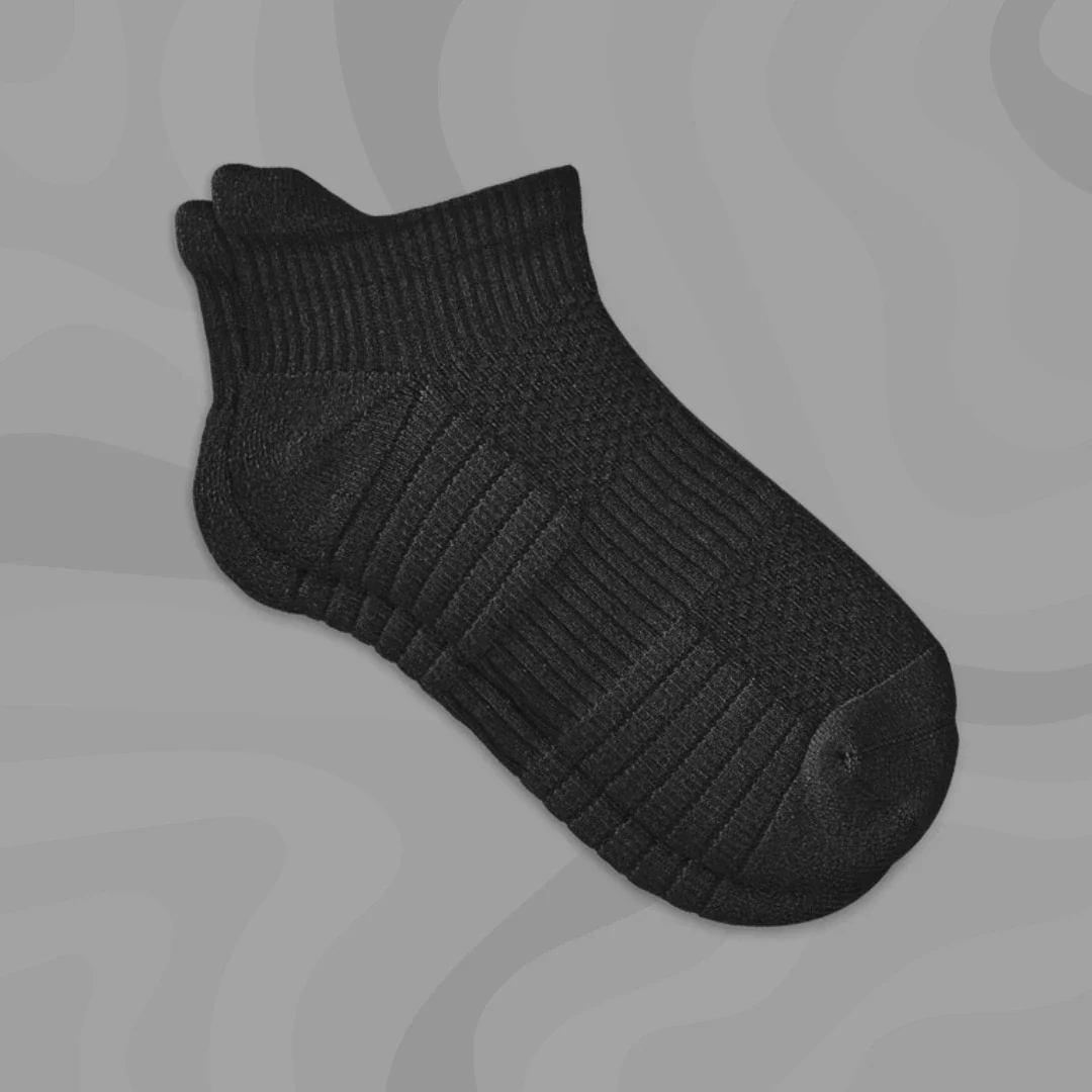 Black Ankle Length Compression Socks - Image 4