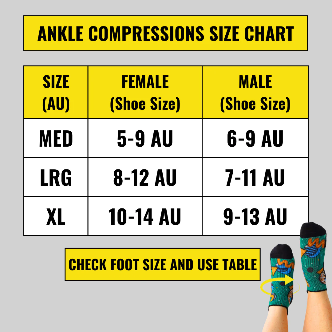 Patch Work Ankle Compression Socks - Image 9