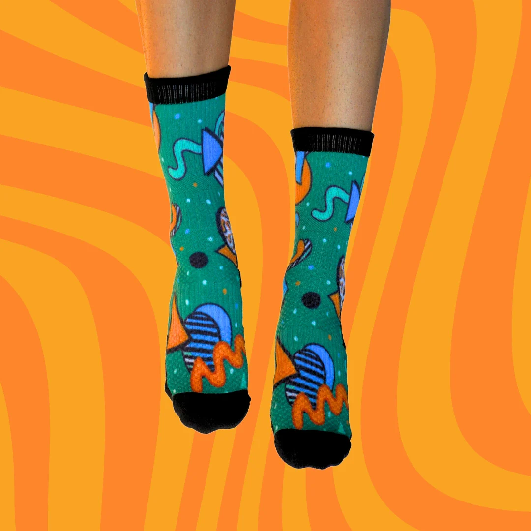 Crew Compression Socks 4 Pack Mix 2 Bamboo - Image 11