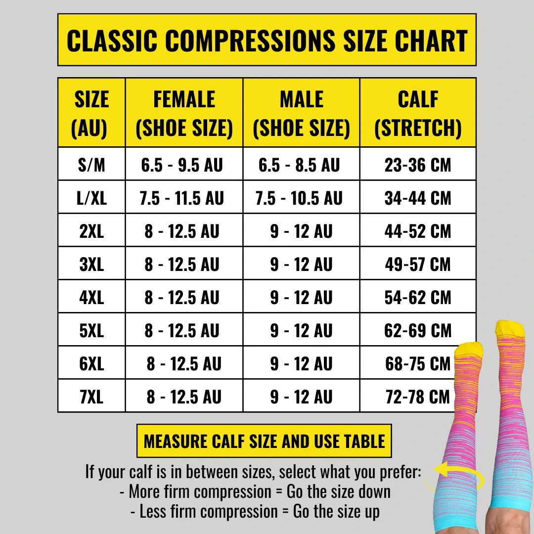 Classic Purple Stripes Compression Socks - Image 8