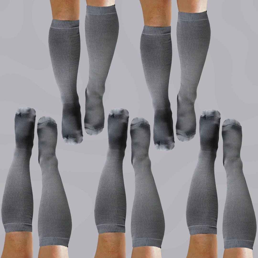 Classic Grey Compression Socks - Image 10