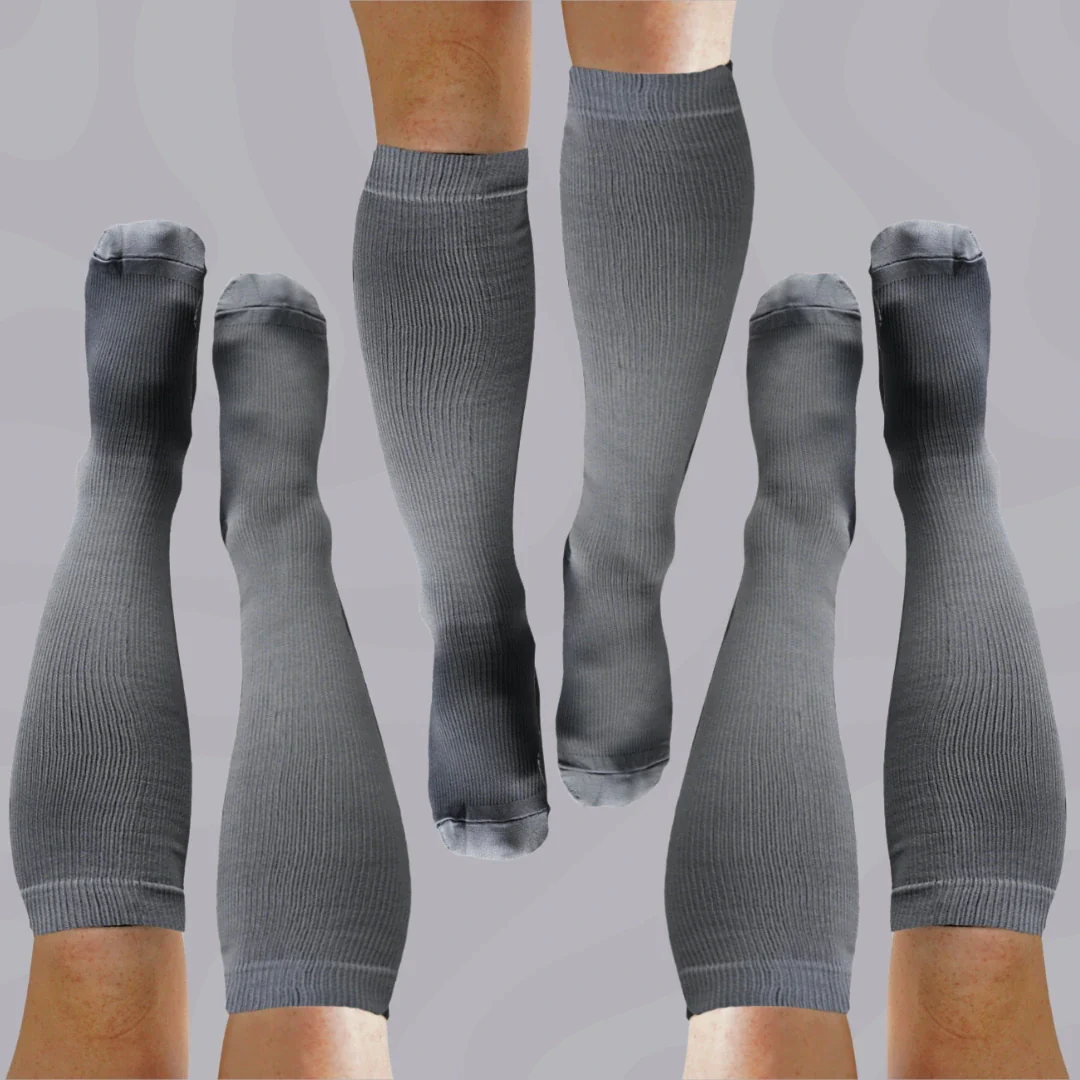 Classic Grey Compression Socks - Image 9